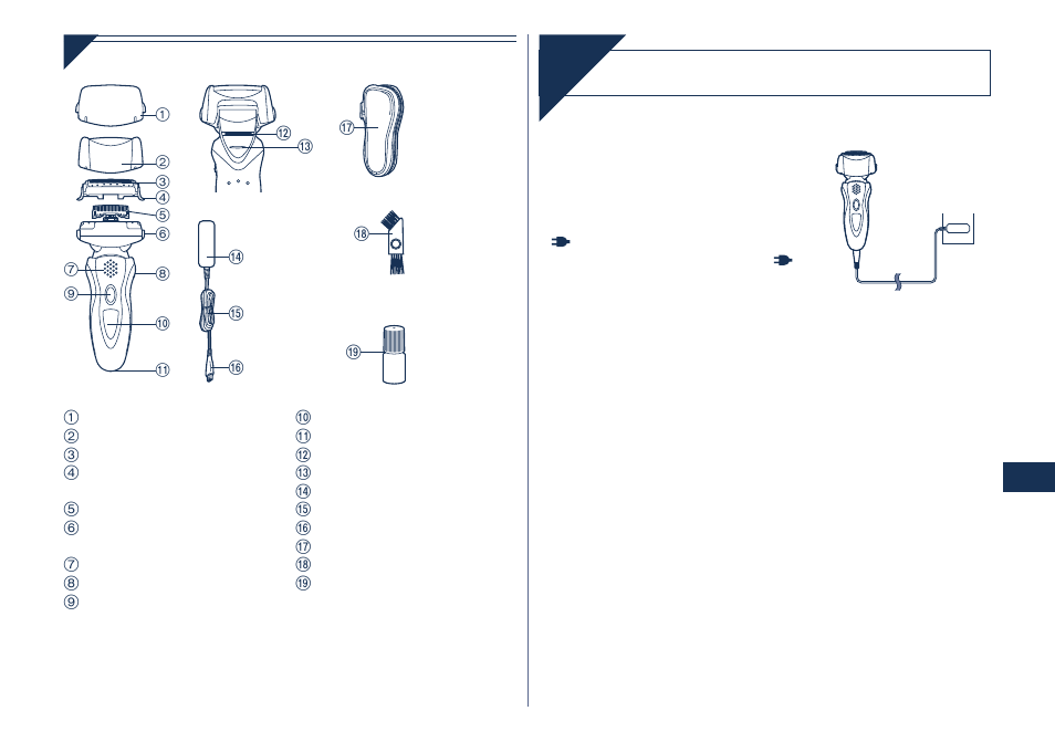 Opladning | Panasonic ES8101 User Manual | Page 39 / 116