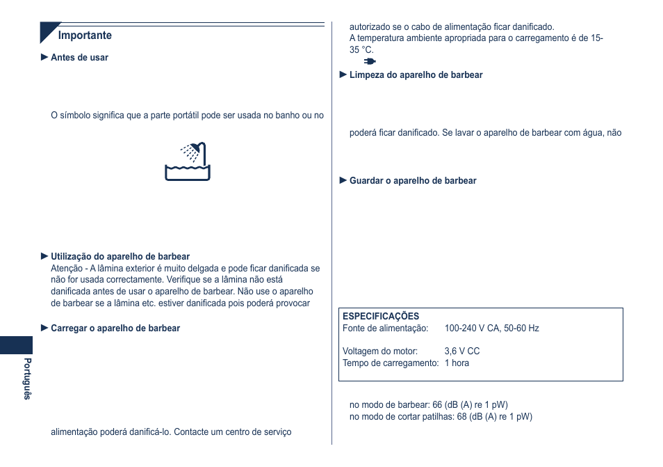 Panasonic ES8101 User Manual | Page 44 / 116