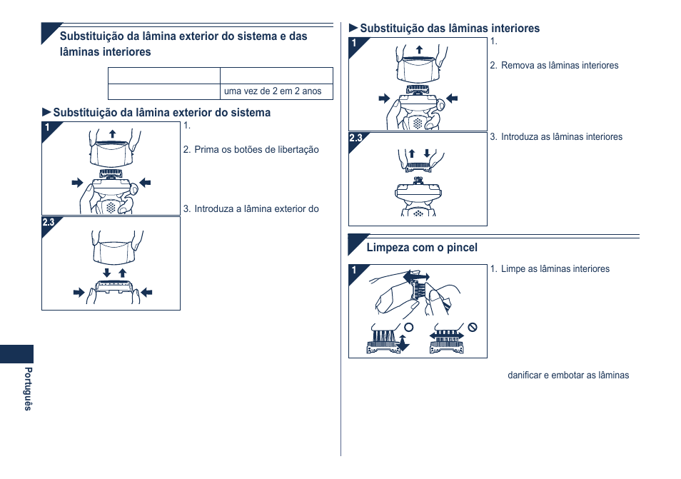 Panasonic ES8101 User Manual | Page 48 / 116