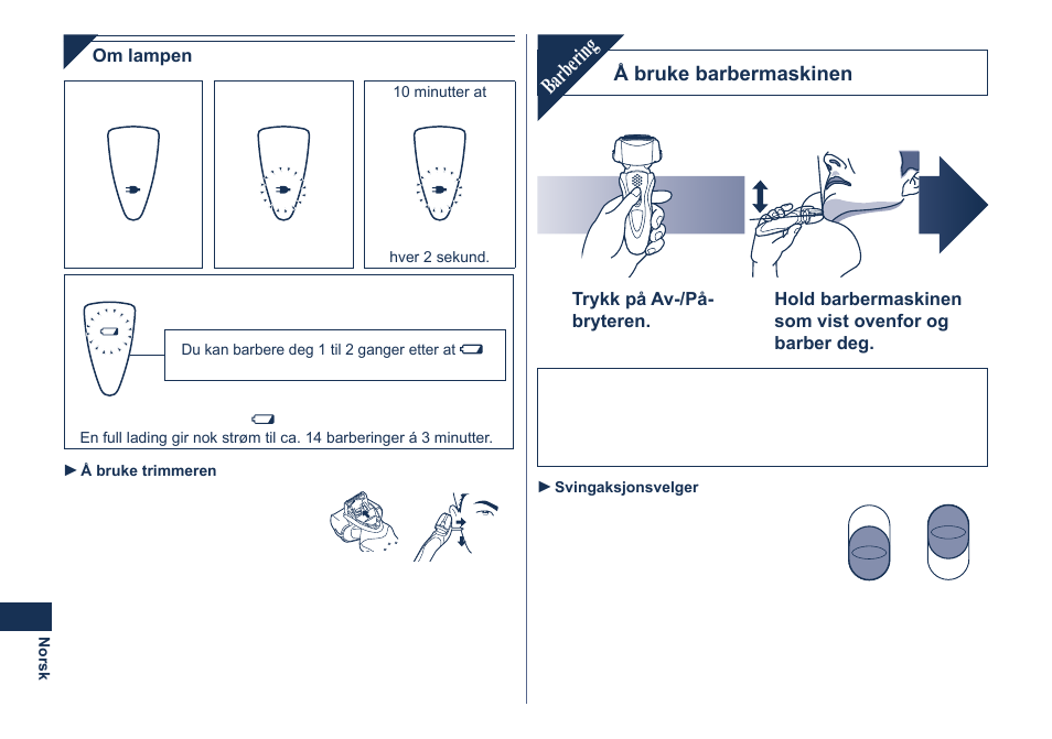 Barbering | Panasonic ES8101 User Manual | Page 52 / 116