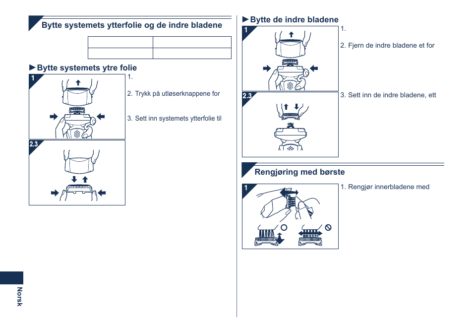 Panasonic ES8101 User Manual | Page 54 / 116