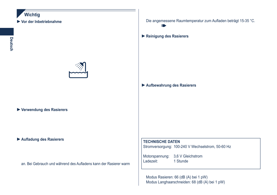 Panasonic ES8101 User Manual | Page 8 / 116