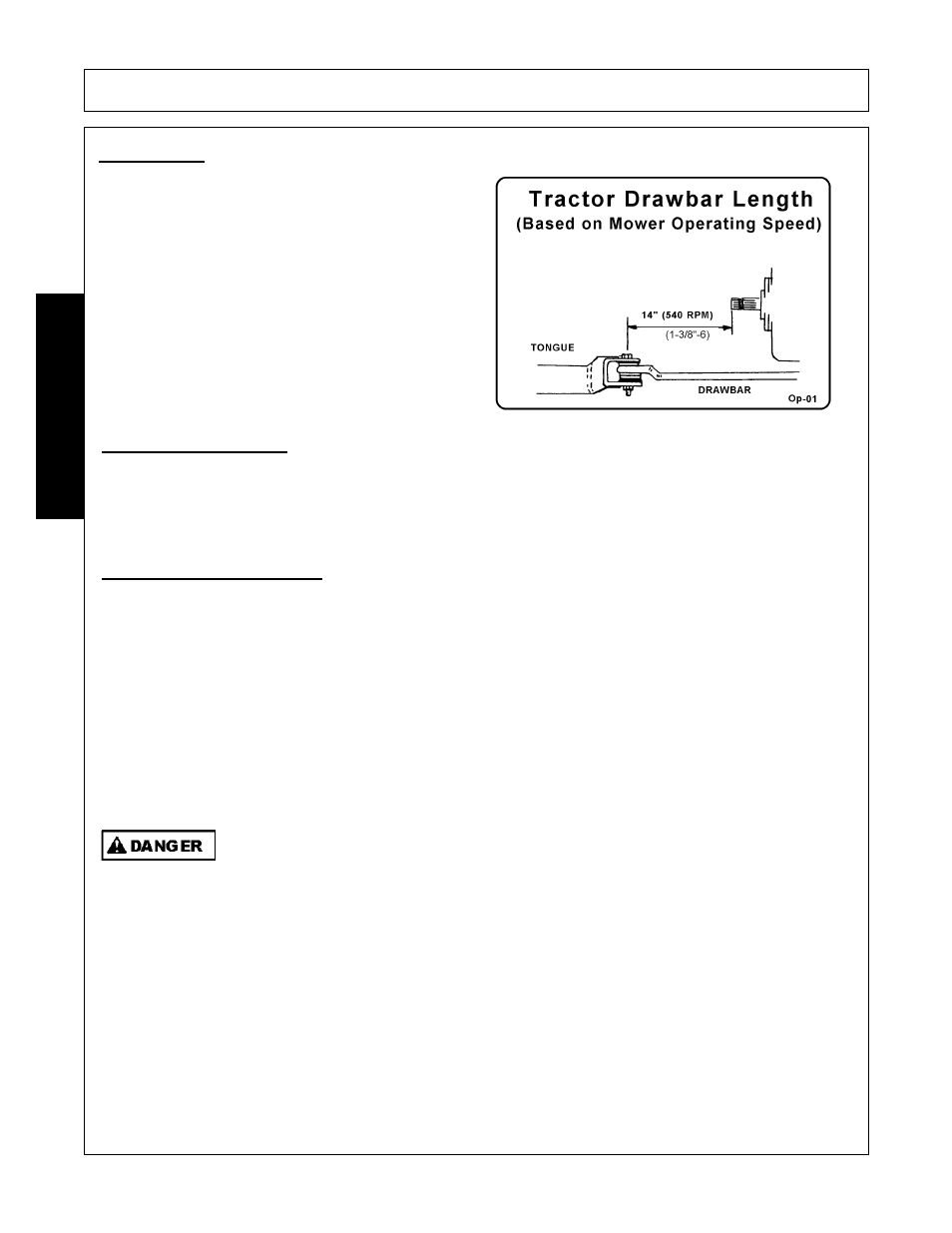 3 drawbar, 4 front end weight, 5 power take off (pto) | Operation, Opera t ion | Alamo RHINO TX235 User Manual | Page 100 / 150
