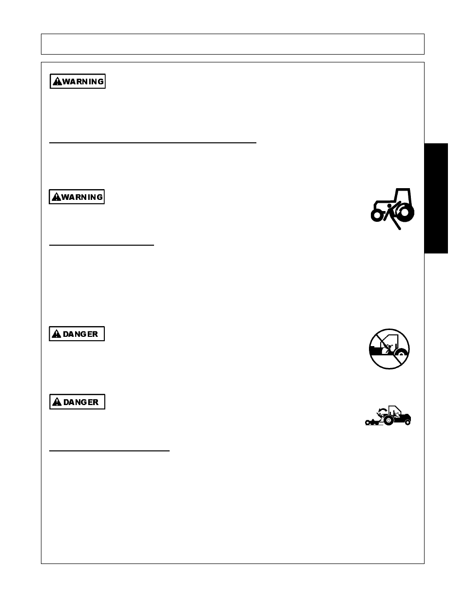 Getting on and off the tractor, 1 boarding the tractor, 2 dismounting the tractor | Operation, Opera t ion | Alamo RHINO TX235 User Manual | Page 101 / 150