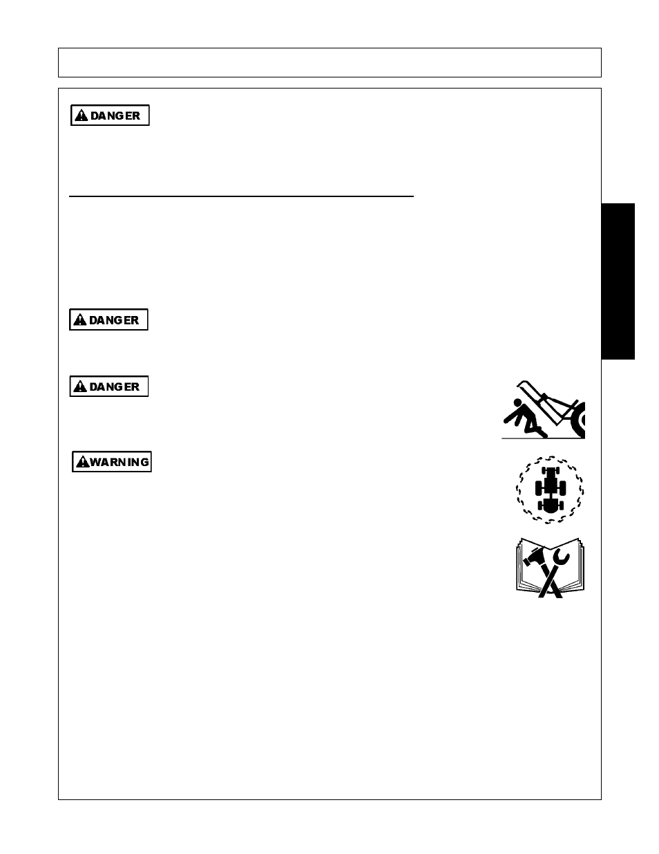 Pre-operation inspection and service, Pre-operation inspection and service -15, Operation | Opera t ion | Alamo RHINO TX235 User Manual | Page 109 / 150