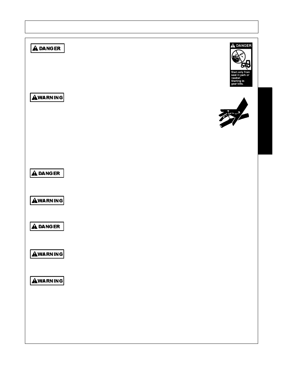 Safety | Alamo RHINO TX235 User Manual | Page 13 / 150
