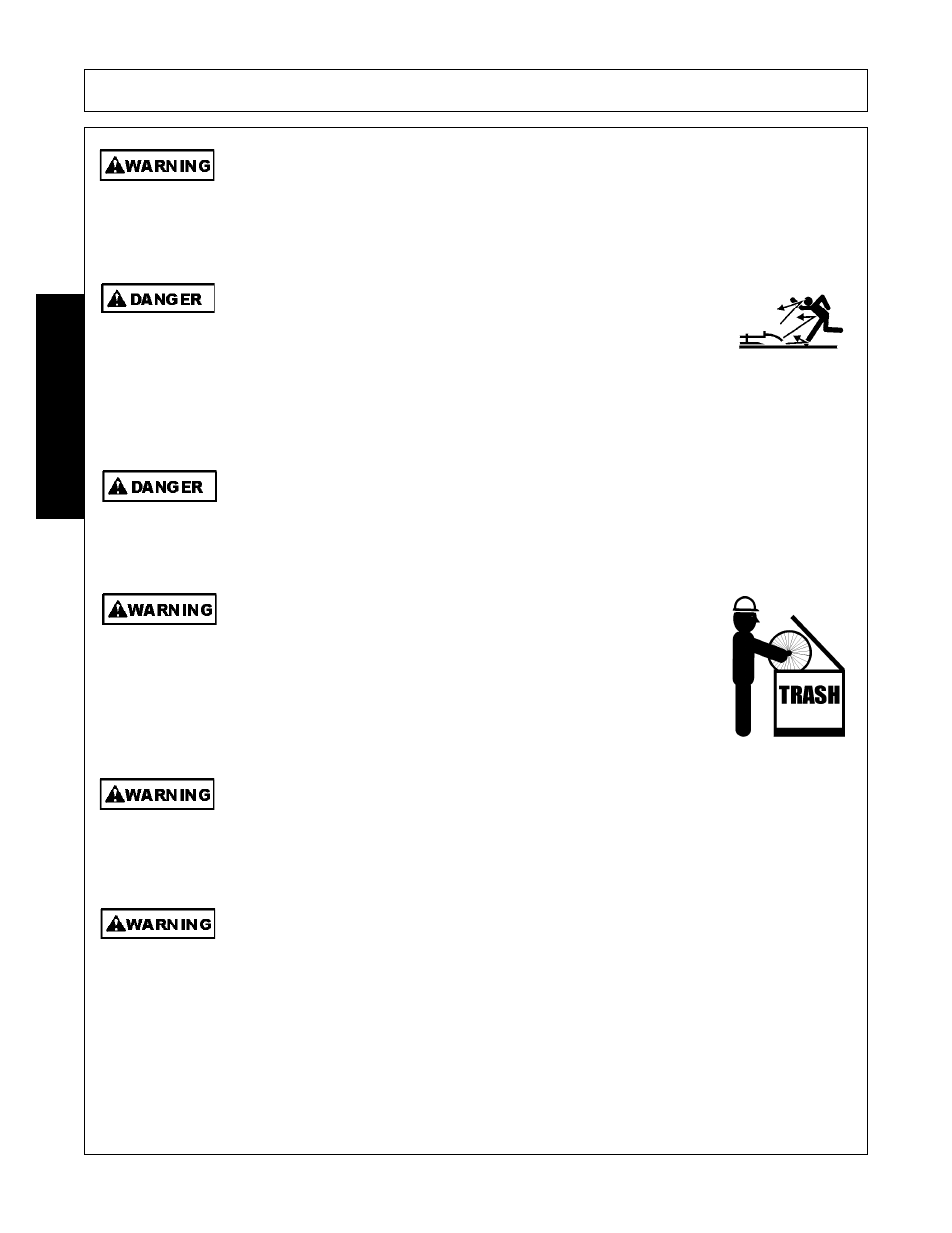 Safety | Alamo RHINO TX235 User Manual | Page 14 / 150