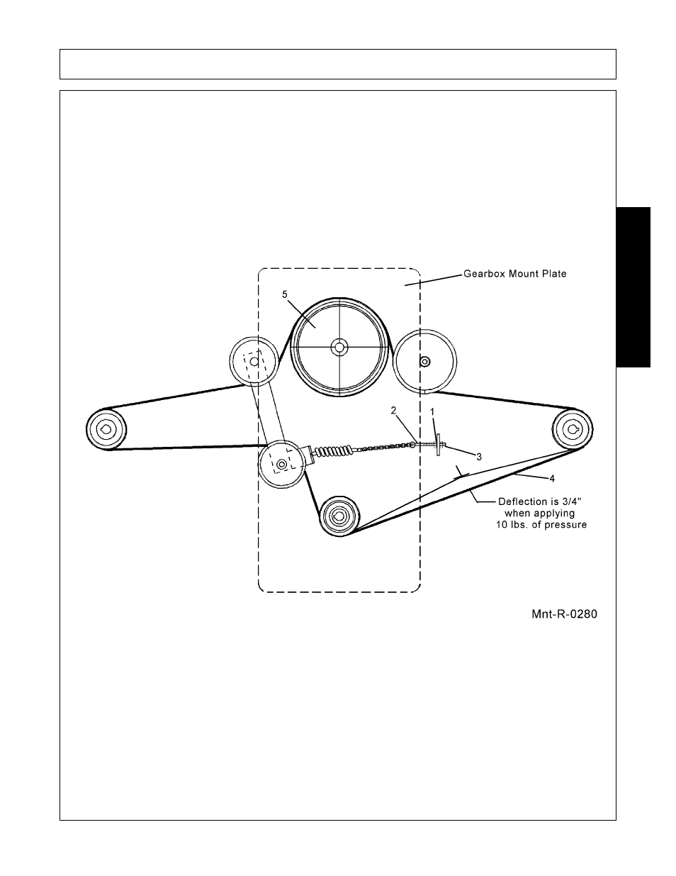 Belt adjustment procedure, Belt removal / installation, Maintenance | Alamo RHINO TX235 User Manual | Page 145 / 150