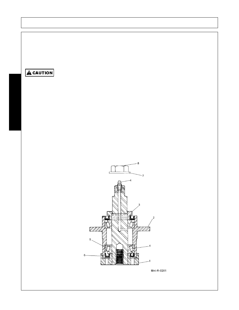 Blade spindle service instructions, Press bearing cups in spindle housing, Blade spindle service instructions -10 | Maintenance | Alamo RHINO TX235 User Manual | Page 146 / 150