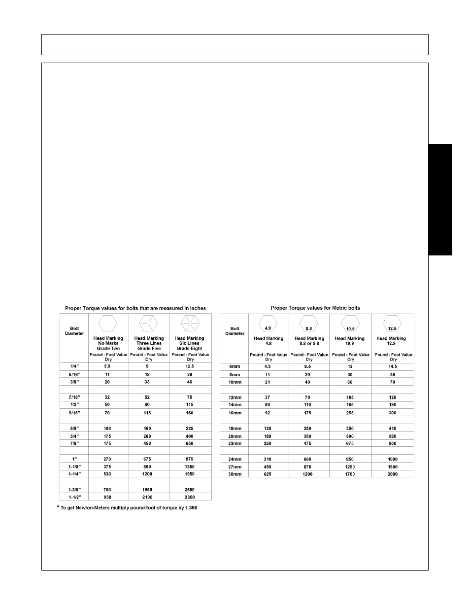 Storage, Thoroughly clean the cutter, Proper torque for fasteners | Storage -11 proper torque for fasteners -11, Maintenance | Alamo RHINO TX235 User Manual | Page 147 / 150