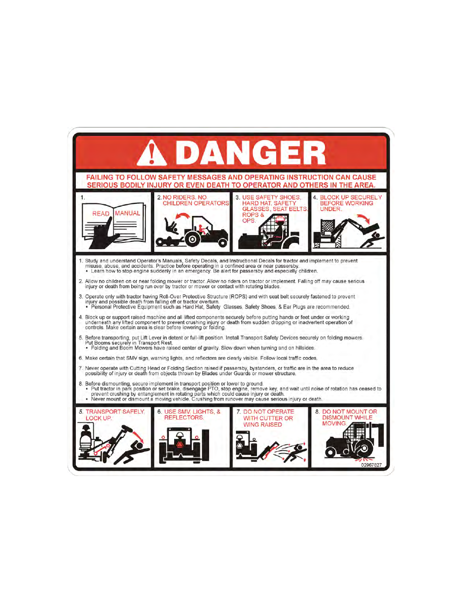 To the owner/operator/dealer | Alamo RHINO TX235 User Manual | Page 2 / 150