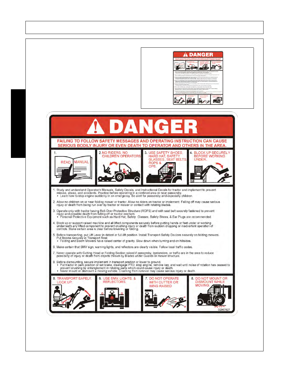 Safety | Alamo RHINO TX235 User Manual | Page 30 / 150