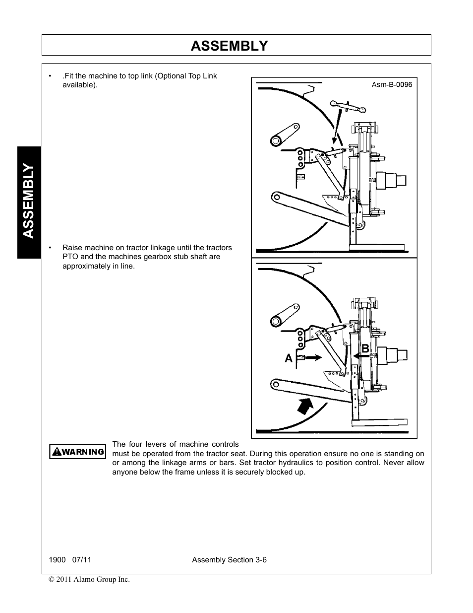 Assembly, Assembl y | Alamo RHINO 1900 User Manual | Page 102 / 198