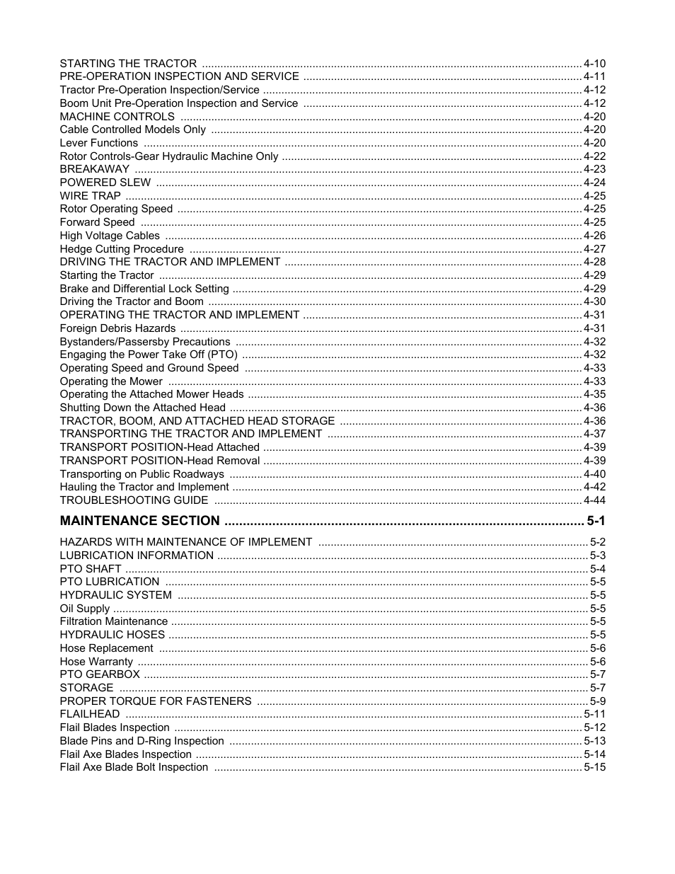 Alamo RHINO 1900 User Manual | Page 8 / 198