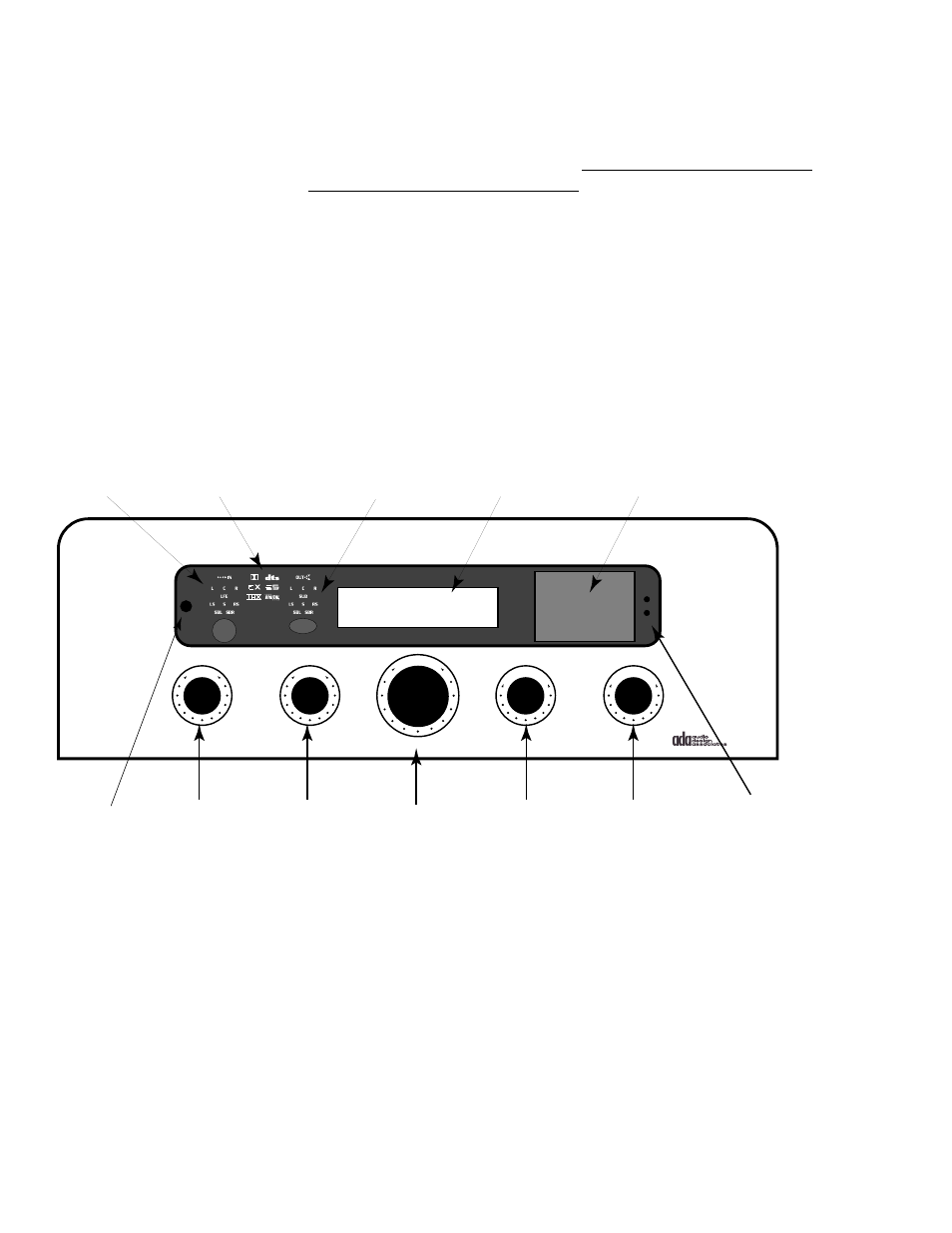 Introduction - front panel controls & displays, Page 6, Welcome | Features | Audio Design Associates Cinema Reference Mach II PTM-8150 User Manual | Page 7 / 113