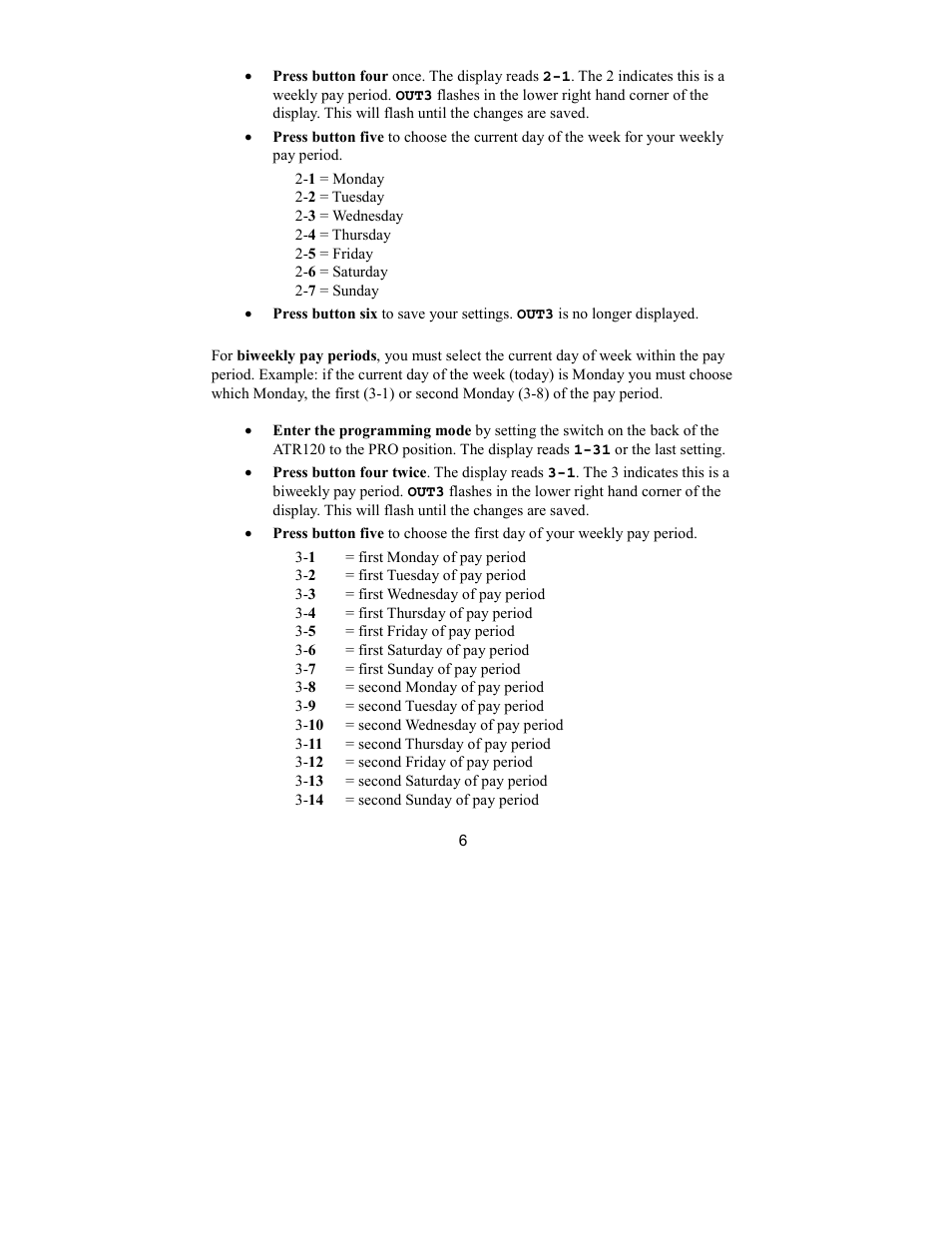 Acroprint ATR120 User Manual | Page 10 / 28