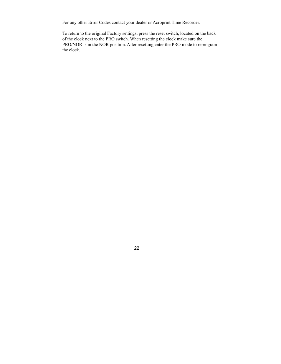 Acroprint ATR120 User Manual | Page 26 / 28