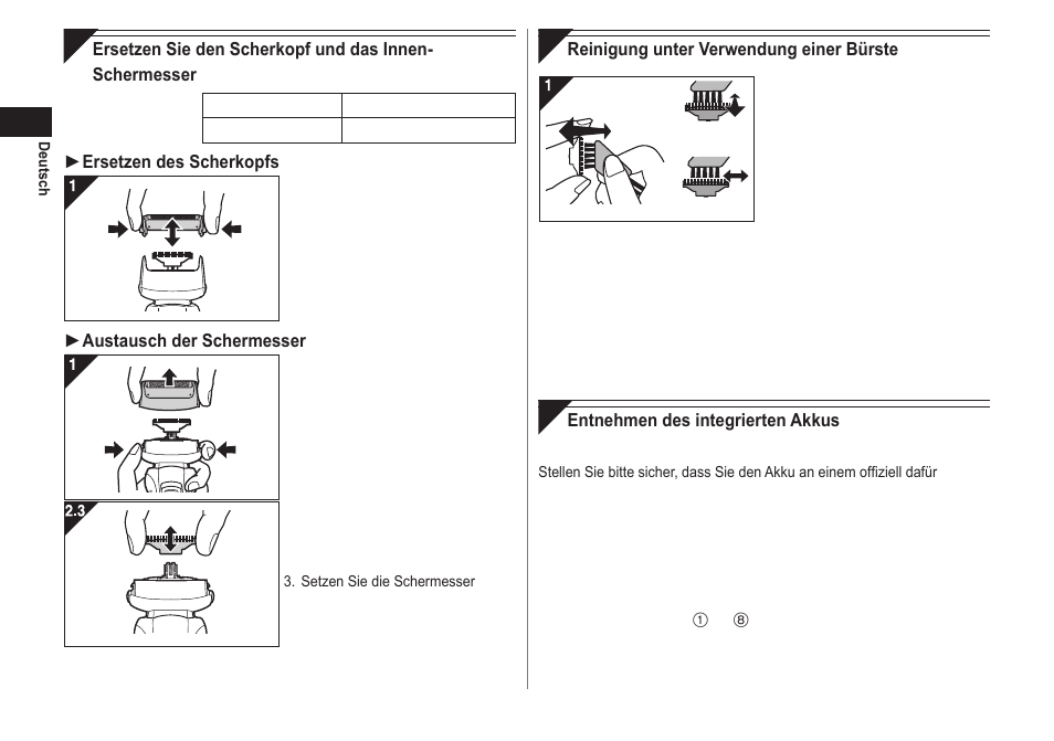 Panasonic ESRW30 User Manual | Page 10 / 88