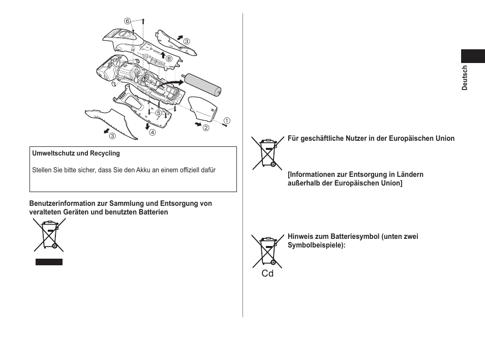 Panasonic ESRW30 User Manual | Page 11 / 88