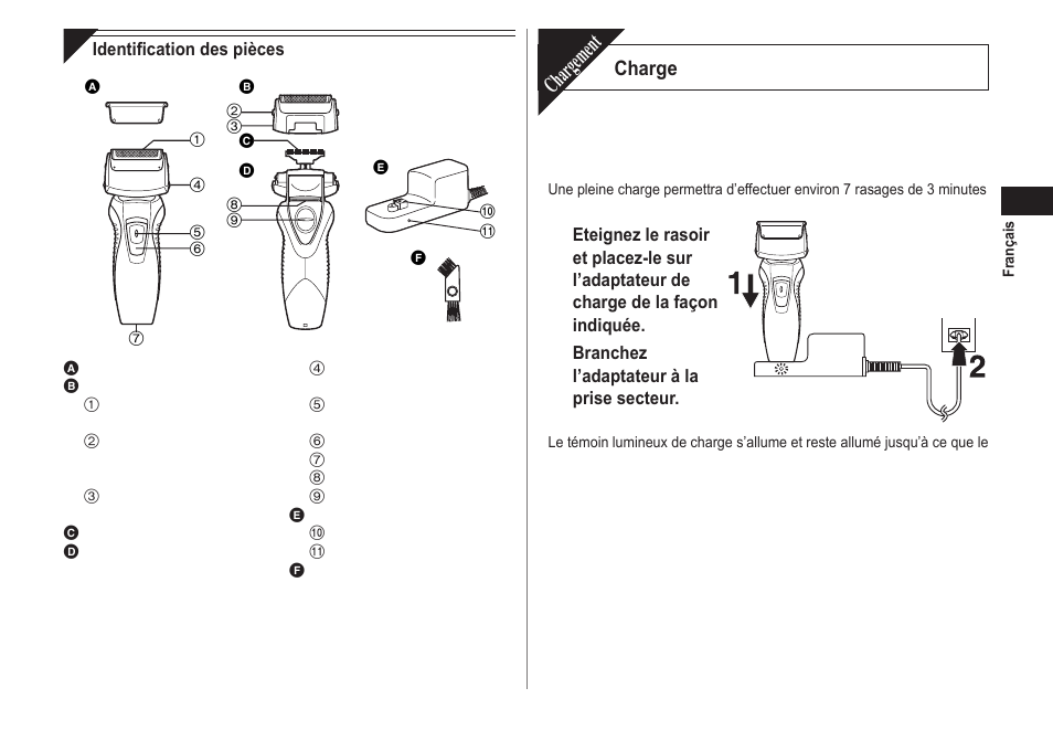 Chargement | Panasonic ESRW30 User Manual | Page 13 / 88