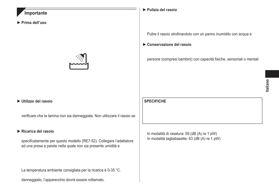 Panasonic ESRW30 User Manual | Page 17 / 88