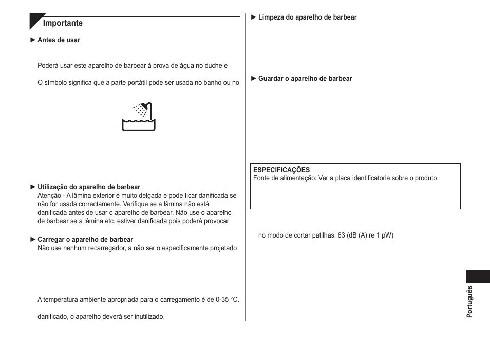 Panasonic ESRW30 User Manual | Page 37 / 88