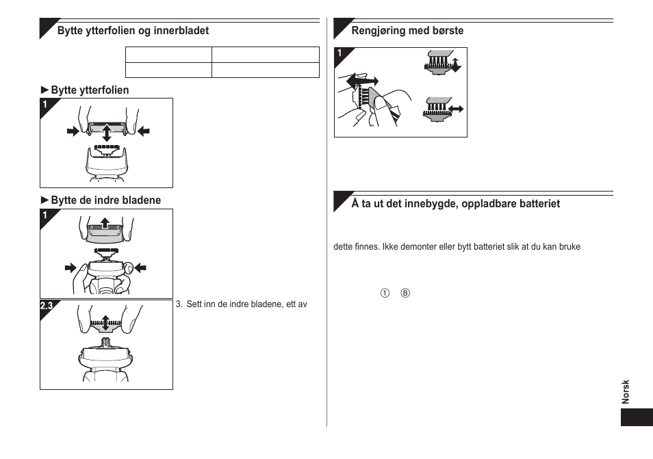 Panasonic ESRW30 User Manual | Page 45 / 88