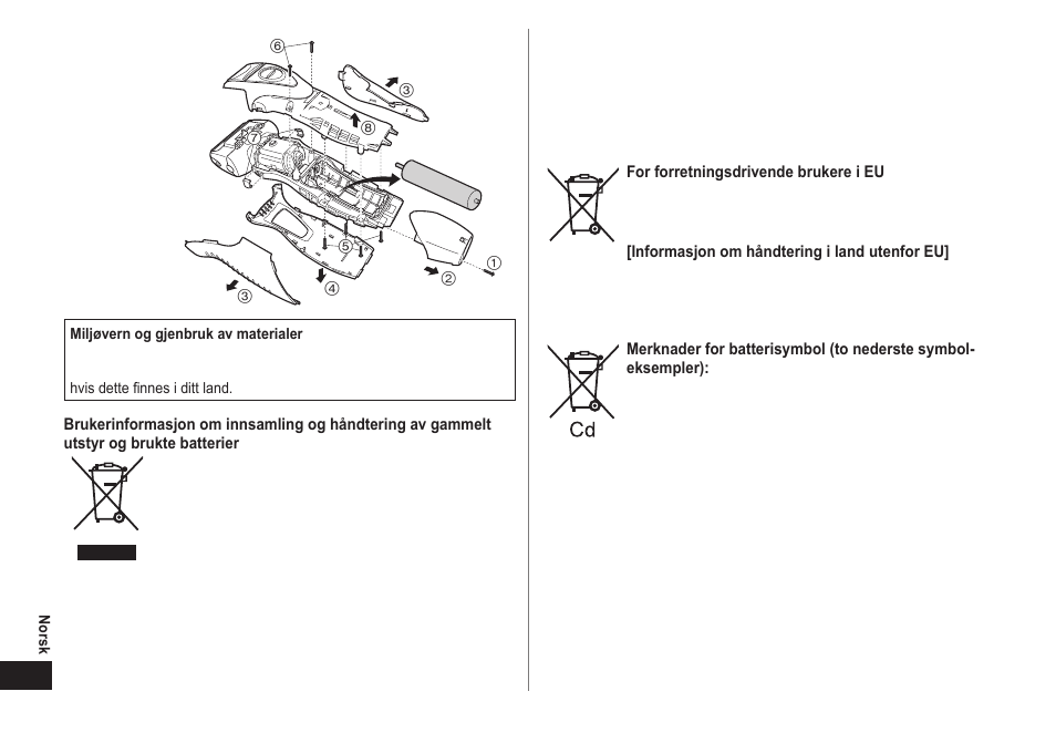 Panasonic ESRW30 User Manual | Page 46 / 88