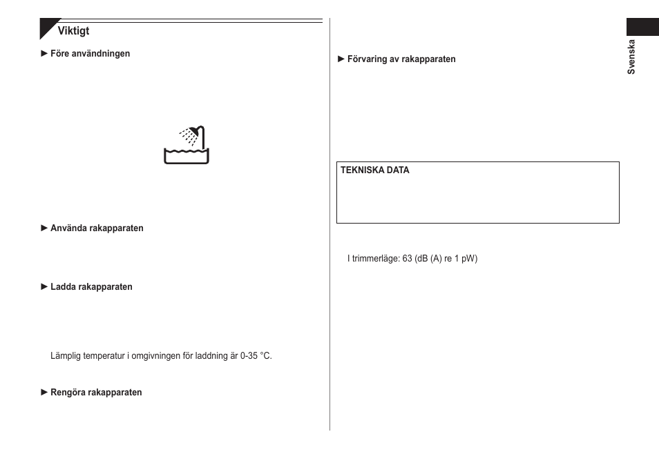 Panasonic ESRW30 User Manual | Page 47 / 88