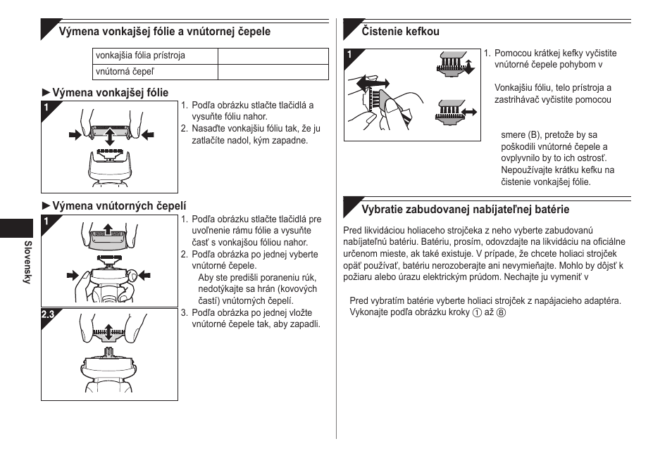 Panasonic ESRW30 User Manual | Page 70 / 88