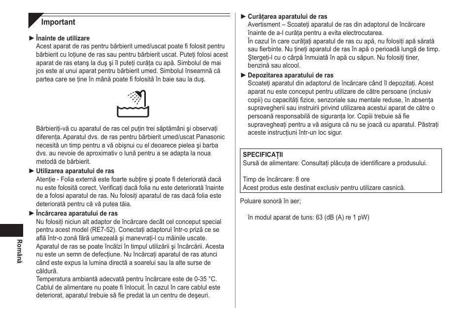 Panasonic ESRW30 User Manual | Page 78 / 88