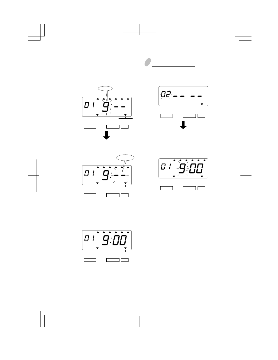 Setting program no. 2 | Acroprint ES900 User Manual | Page 38 / 60