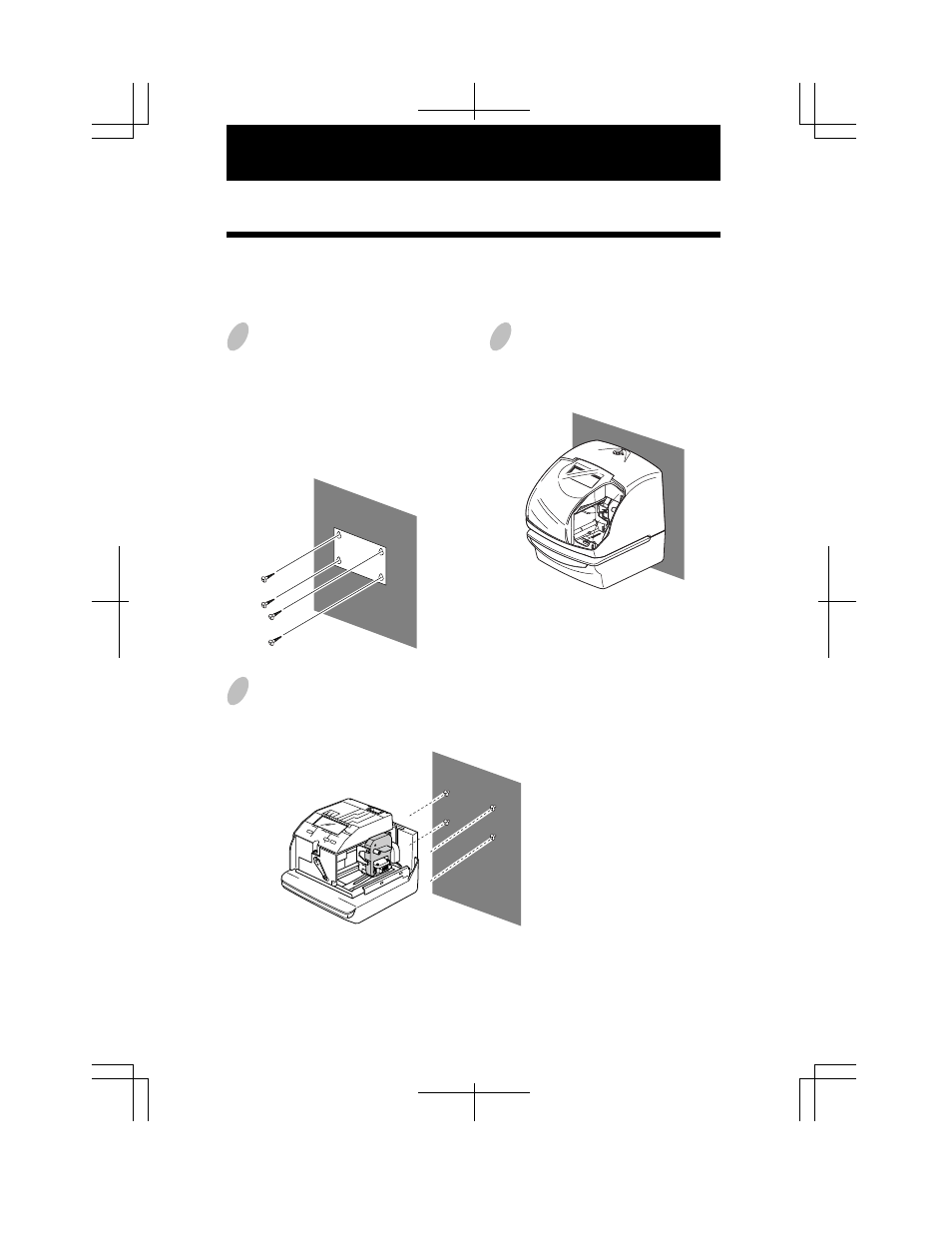 Wall mounting | Acroprint ES900 User Manual | Page 47 / 60