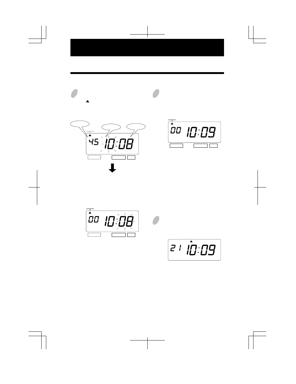 Setting the time | Acroprint ES900 User Manual | Page 9 / 60