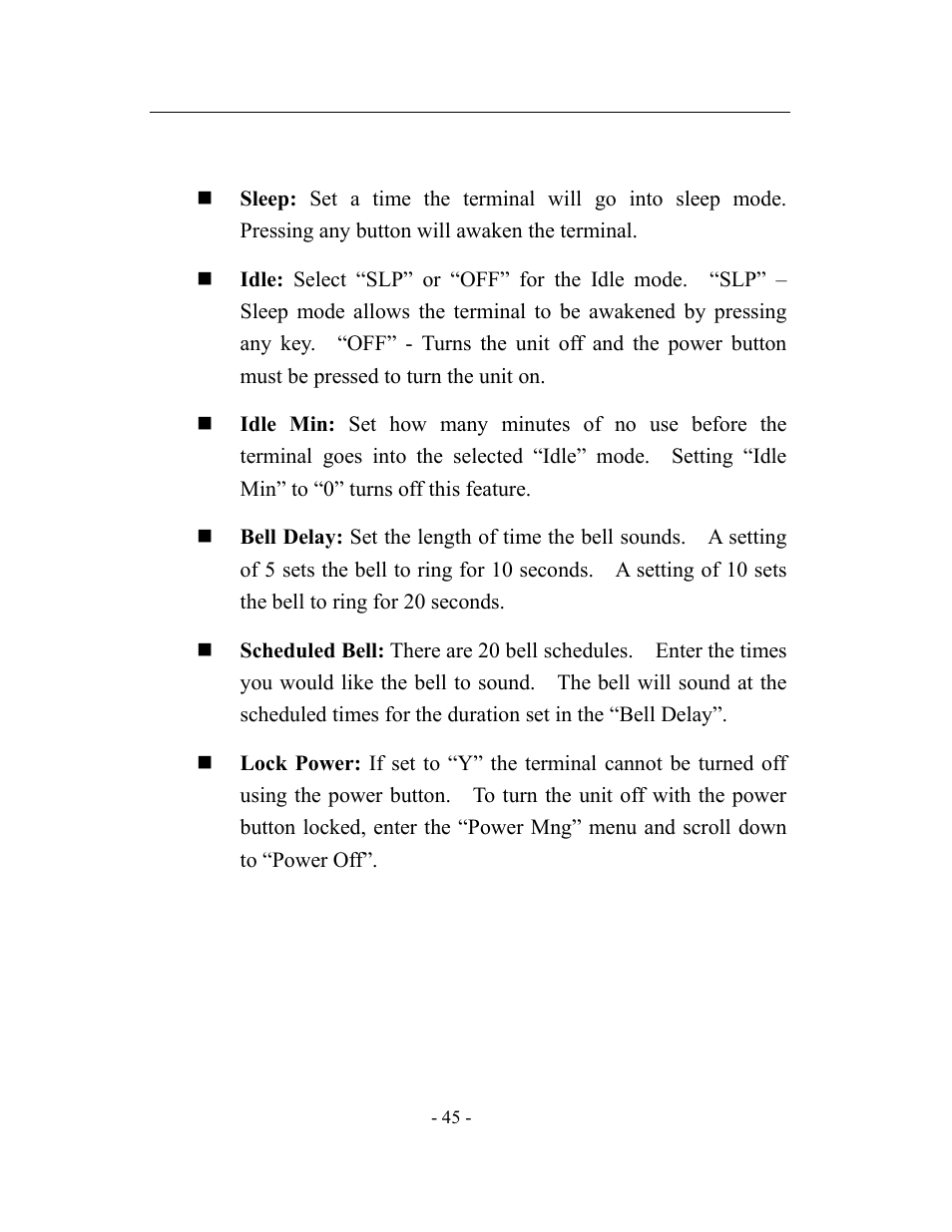 Acroprint timeQplus TQ600 User Manual | Page 53 / 71