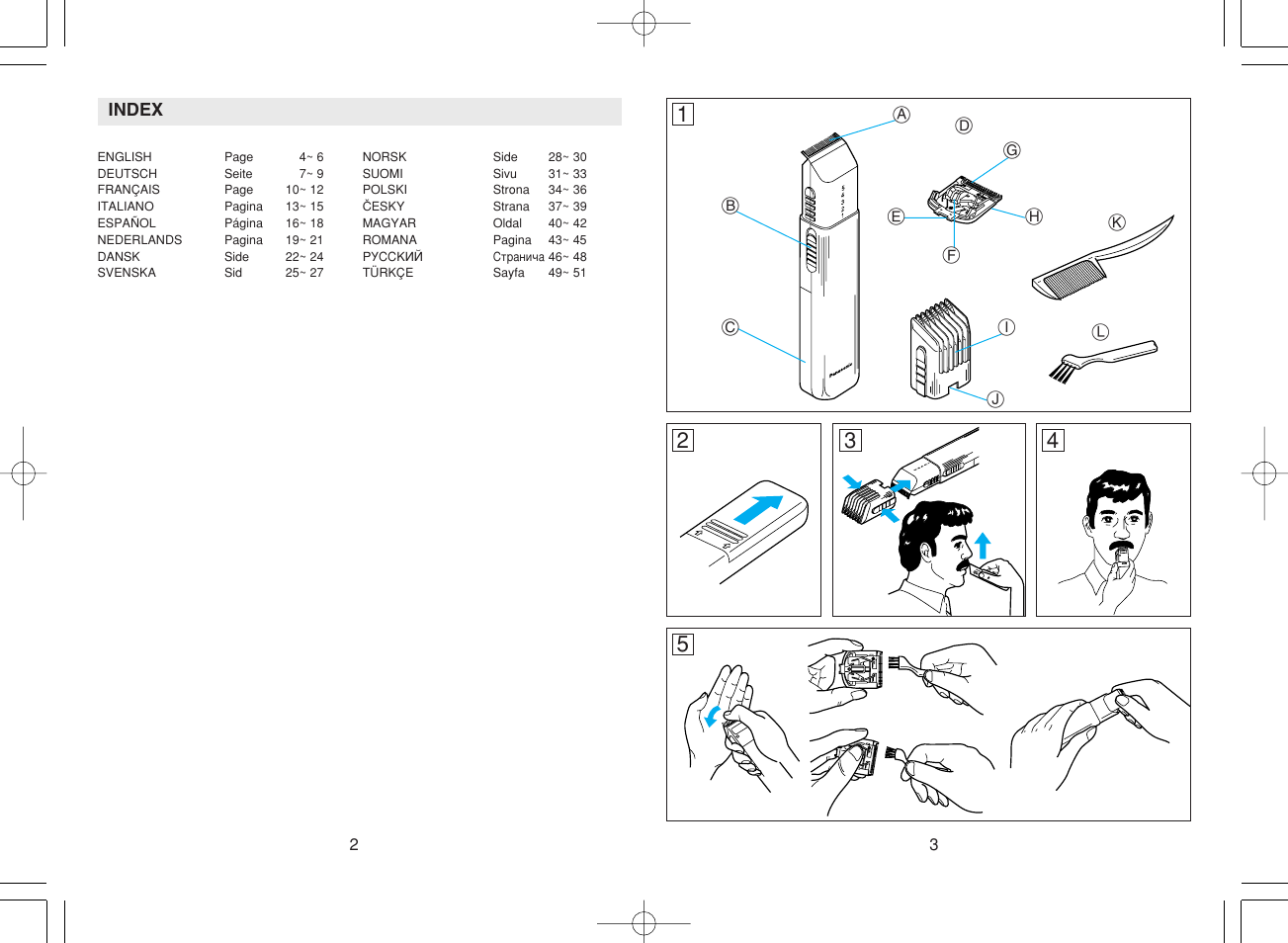 Panasonic ER240 User Manual | Page 2 / 34