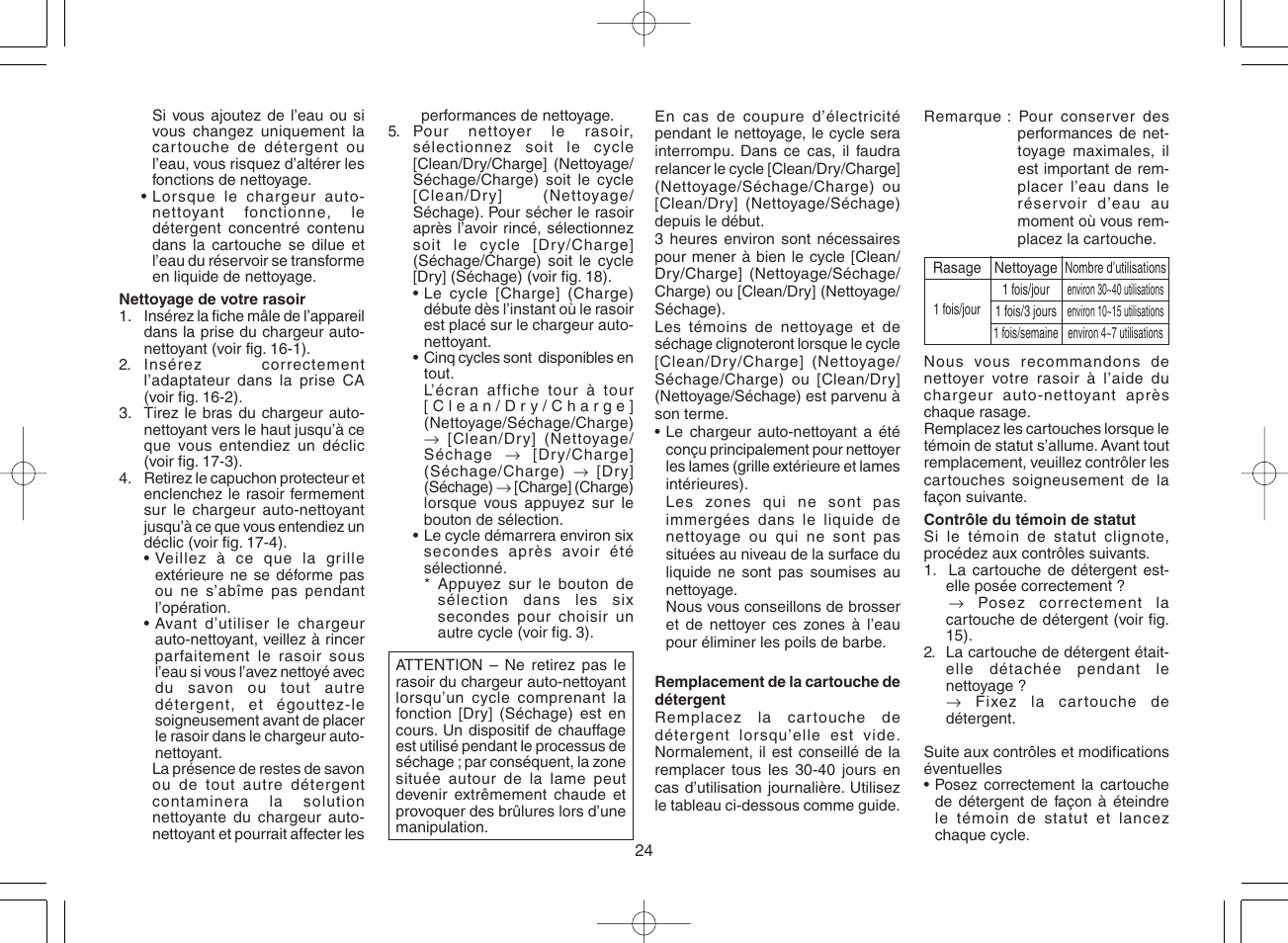 Panasonic ES8078 User Manual | Page 24 / 111