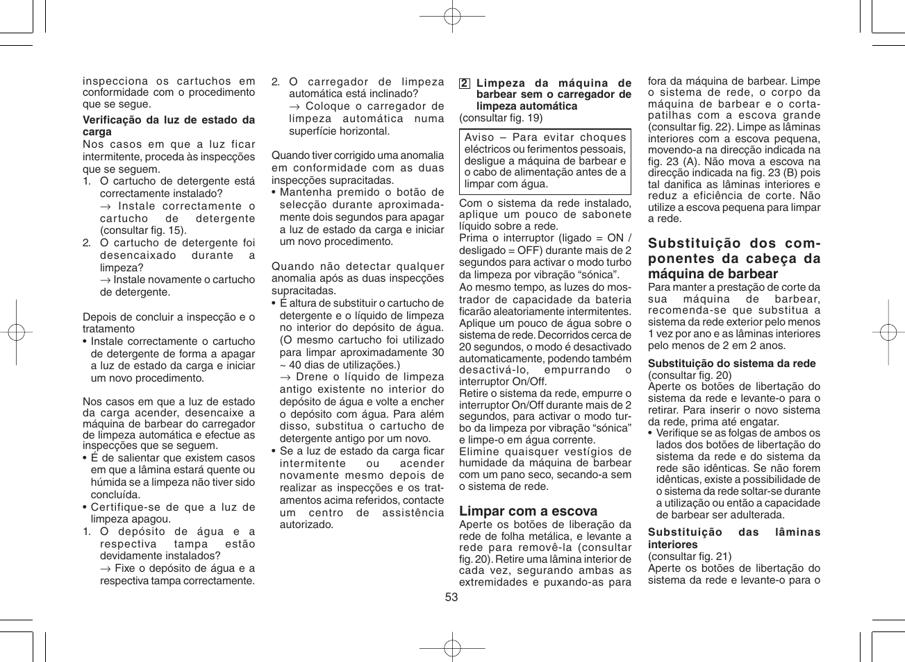 Panasonic ES8078 User Manual | Page 53 / 111