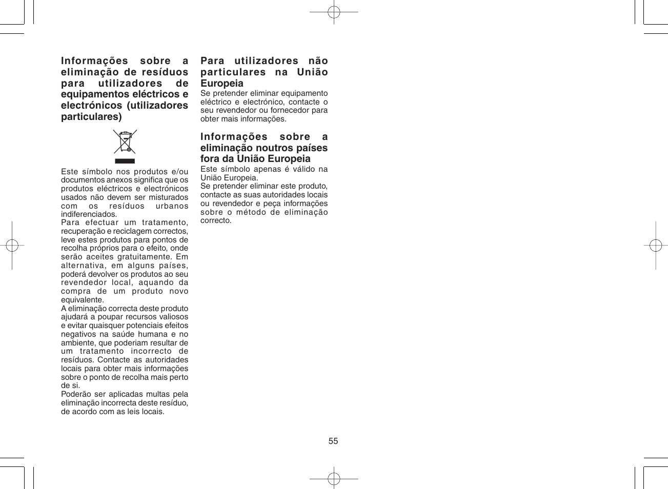 Panasonic ES8078 User Manual | Page 55 / 111