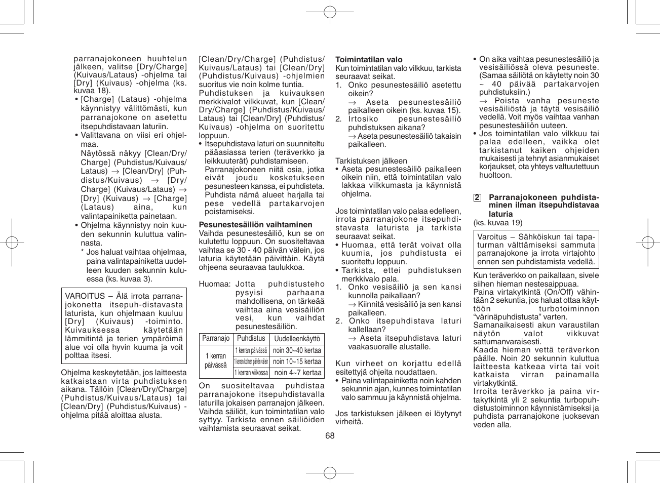 Panasonic ES8078 User Manual | Page 68 / 111