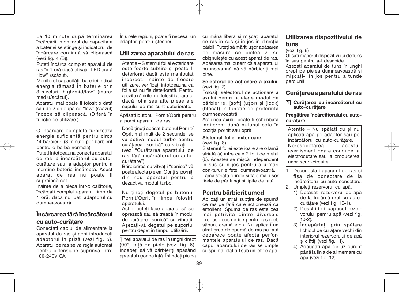 Panasonic ES8078 User Manual | Page 89 / 111