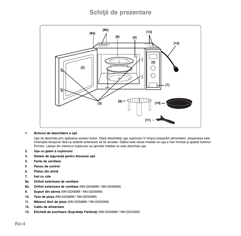 Schiţă de prezentare, Ro-4 | Panasonic NNGD569MEPG User Manual | Page 177 / 192