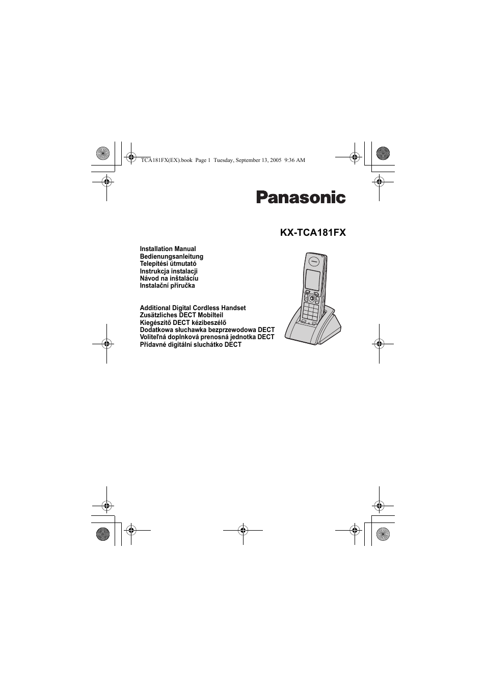 Panasonic KXTCA181FX User Manual | 40 pages