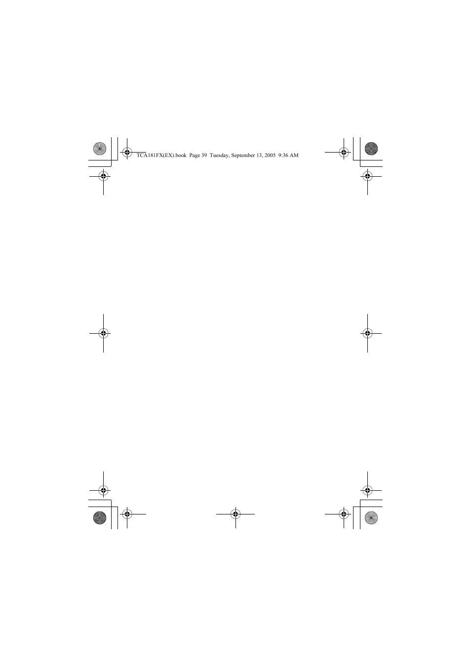 Panasonic KXTCA181FX User Manual | Page 39 / 40