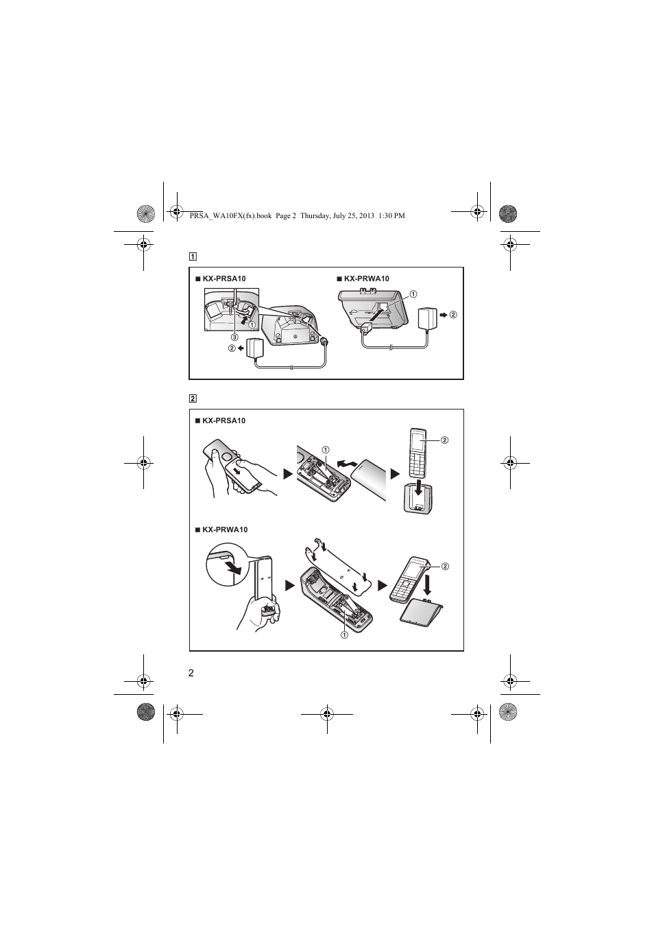 Panasonic KXPRWA10FX User Manual | Page 2 / 76