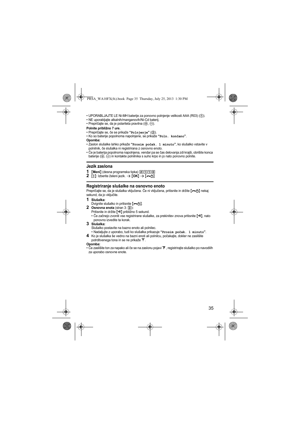 Panasonic KXPRWA10FX User Manual | Page 35 / 76