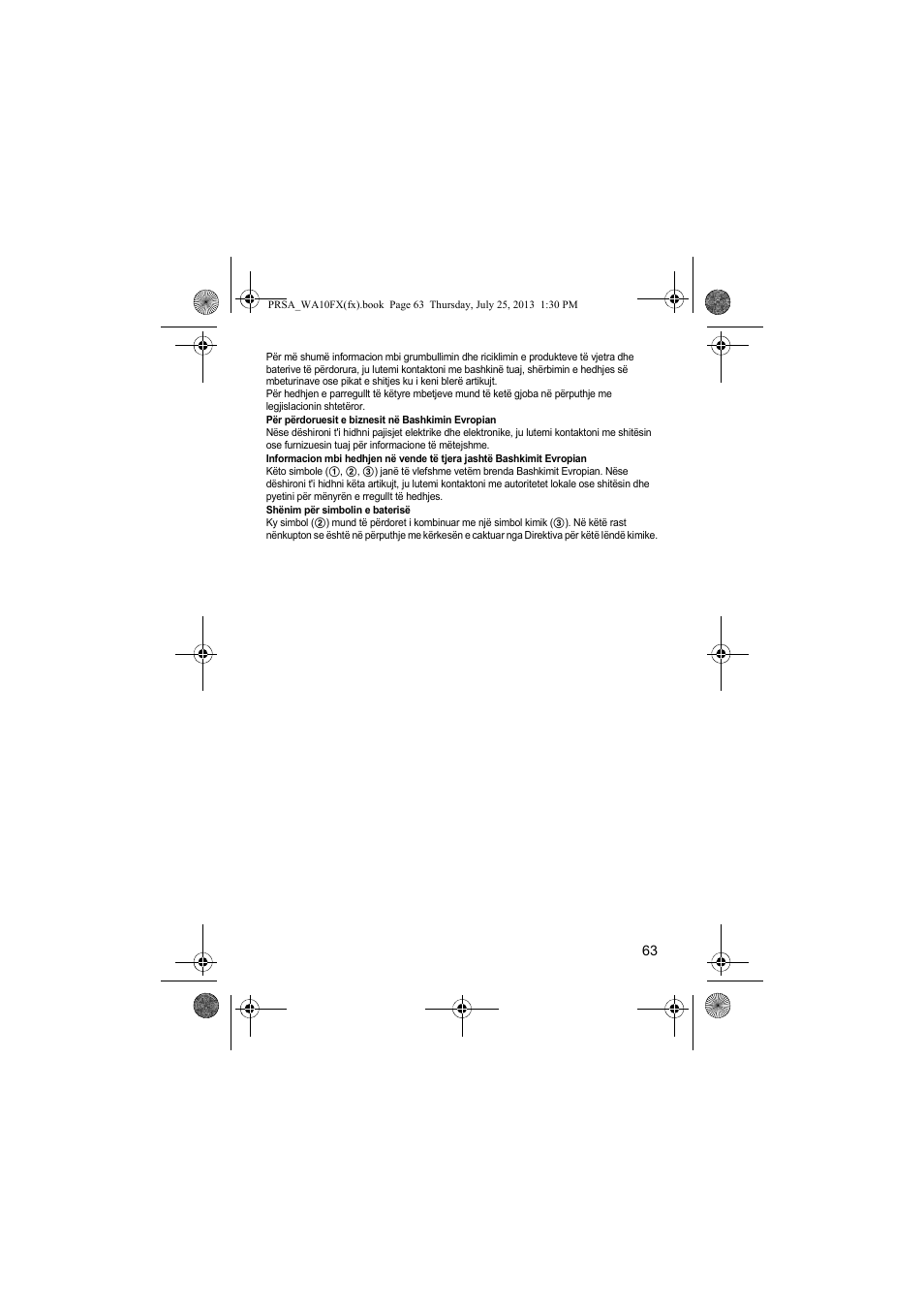 Panasonic KXPRWA10FX User Manual | Page 63 / 76