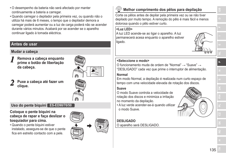 Panasonic ESED90 User Manual | Page 135 / 346