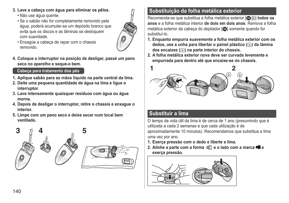 Panasonic ESED90 User Manual | Page 140 / 346