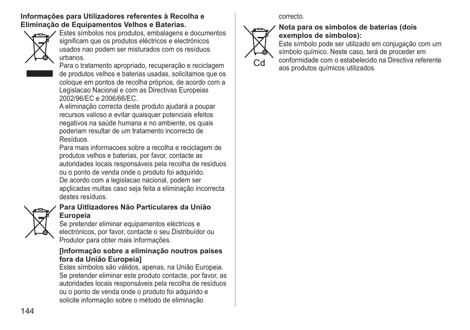 Panasonic ESED90 User Manual | Page 144 / 346